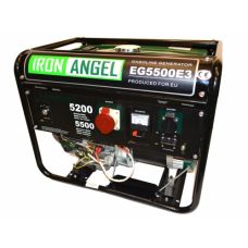 Генератор бензиновый IRON ANGEL EG 5500 E3 Генератор бензиновый IRON ANGEL EG 5500 E3